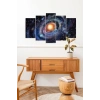 Gökyüzü Manzarası 5 Parçalı Mdf Tablo 60 x 100