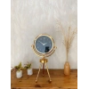 Gold Metal Mini Tripod Tokyo Masa Saati 45×26 cm