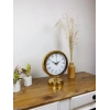 Gold Metal Retro Masa Saati 25×20 cm
