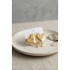 Gold Renk Melting Heart Çelik Kolye 1 Adet