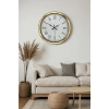 Zentime 40 Cm Gold Luxury Decorative Wall Clock