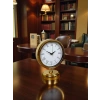 Golden Edge 25 x 20 Gold Metal Table Clock