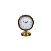 Golden Edge 25 x 20 Gold Metal Table Clock