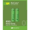 GP RECYKO 650mAh AAA ŞARJLI İNCE PİL 63C092  2Lİ KART (5365)