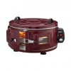 GROSS YUVARLAK DAVUL FIRIN STANDART AYARLANABİLİR TERMOSTAT = 50°C-320°C 1300W - 53CM ALÜMİNYUM TEPSİ ÖN GÖZETLEME CAMI  AF-008B (5365)
