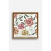 Gül Ahşap Çerçeveli Tablo 23 x 23