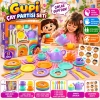 Güzel Tasarım Çay Seti 36 Parça Kutulu