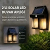 Hareket Sensörlü Kablosuz Güneş Enerjili Led Bahçe 2li Set