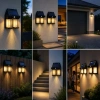 Hareket Sensörlü Kablosuz Güneş Enerjili Led Bahçe 2li Set