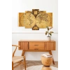 Haritalar 5 Parçalı Mdf Tablo 60 x 100