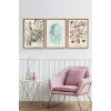 Harmony Üçlü Ahşap Çerçeveli Tablo 23 x 30