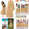 Hawaii Tarzı Hula Eteği – 60 cm Hasır Naturel Etek (5365)
