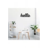 Hello Yazlı Ahşap Tablo