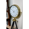 Heritage Gold Elegant Tripod Leg Clock