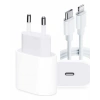 Hızlı Şarj Adaptörü 20w İphone Uyumlu Lightning Seti