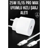 Hızlı Şarj Adaptörü Ve Type-c Kablo 15 Pro Max Uyumlu