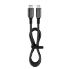 Hızlı Şarj Kablosu 2m Usb-c Lightning 27 Watt Siyah