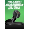 Hızlı Şarj Özellikli Type-c Araba Çakmaklık 38w