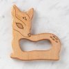 Hobi Baby Ceylan Figürlü Organik Ahşap Diş Kaşıyıc