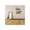 Home Sweet Home Yazlı Ahşap Tablo