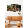 İnsan Manzarası 5 Parçalı Mdf Tablo 60 x 100