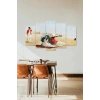 İnsan Manzarası 5 Parçalı Mdf Tablo 60 x 100
