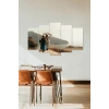 İnsan Manzarası 5 Parçalı Mdf Tablo 60 x 100