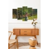İnsan Manzarası 5 Parçalı Mdf Tablo 60 x 100
