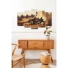 İnsan Manzarası 5 Parçalı Mdf Tablo 60 x 100