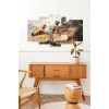 İnsan Manzarası 5 Parçalı Mdf Tablo 60 x 100
