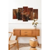 İnsan Manzarası 5 Parçalı Mdf Tablo 60 x 100