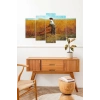 İnsan Manzarası 5 Parçalı Mdf Tablo 60 x 100