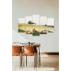İnsan Manzarası5 Parçalı Mdf Tablo 60 x 100