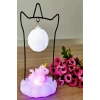 Işık Altında Sallanan Renk Değiştiren Unicornlu Gece Lambası (5365)