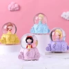 Işıklı Mini Kar Küresi 7 Cm Sevimli Prenses Tasarımı