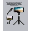Kablosuz Bluetooth Selfie Çubuğu 360° Dönebilen Başlık