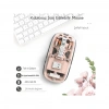 Kablosuz Pembe Mouse 501 Bt+ Ergonomik Tasarım