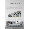 Kadın Ahşap Çerçeveli Tablo 17 x 23