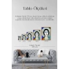 Kadın Ahşap Çerçeveli Tablo 30 x 42