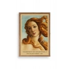 Kadın Ahşap Çerçeveli Tablo 50 x 70
