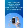 Kadın Akıllı Saat 3 Kordonlu Ve Bluetooth Kulaklık Seti
