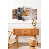 Kadın Hüzün 5 Parçalı Mdf Tablo 60 x 100