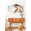 Kadın Hüzün 5 Parçalı Mdf Tablo 60 x 100