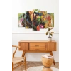 Kadın Manzarası 5 Parçalı Mdf Tablo 60 x 100