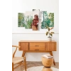 Kadın Manzarası 5 Parçalı Mdf Tablo 60 x 100