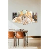 Kadın Manzarası 5 Parçalı Mdf Tablo 60 x 100