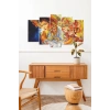 Kadın Manzarası 5 Parçalı Mdf Tablo 60 x 100
