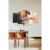 Kadın Piyano 5 Parçalı Mdf Tablo 60 x 100