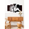 Kadın Şarkı 5 Parçalı Mdf Tablo 60 x 100