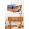 Kadın ve Hüzün 5 Parçalı Mdf Tablo 60 x 100